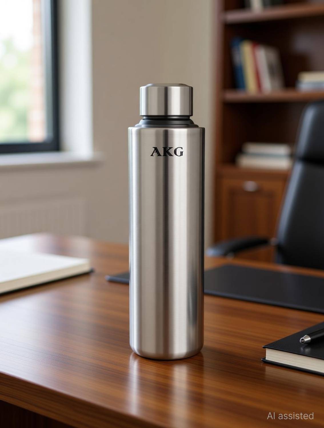 AKG Stainless Steel Water Bottle/ Fridge Water Bottle Proudly Made In India 1000 ml Steel Bottle