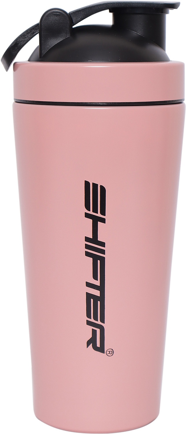 Image of SHIFTER Gym Shaker Stainless Steel Shaker Bottle for Protein Shake 100% Leakproof 700 ml Steel Shaker