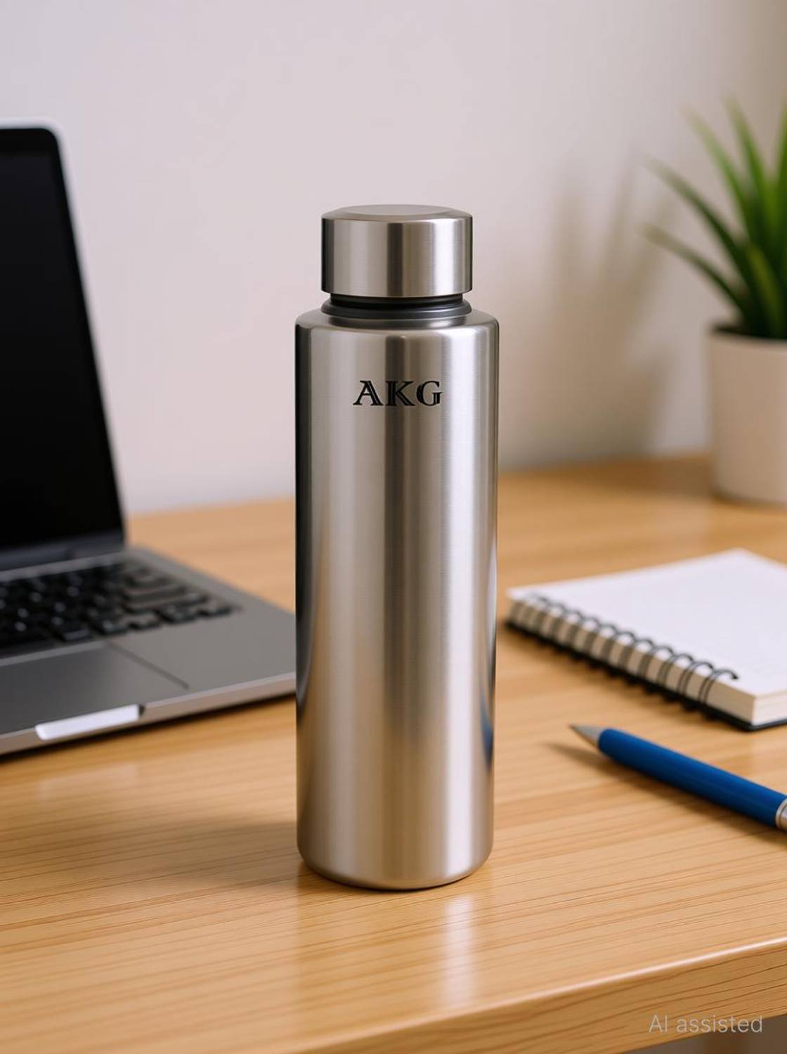 AKG Stainless Steel Water Bottle/ Fridge Water Bottle Kitchenware 600 ml Steel Bottle