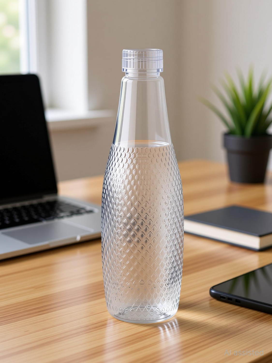 Image of NORVIUM Premium Water Bottles For Fridge Home Office Gym School 1000 ml Plastic Bottle