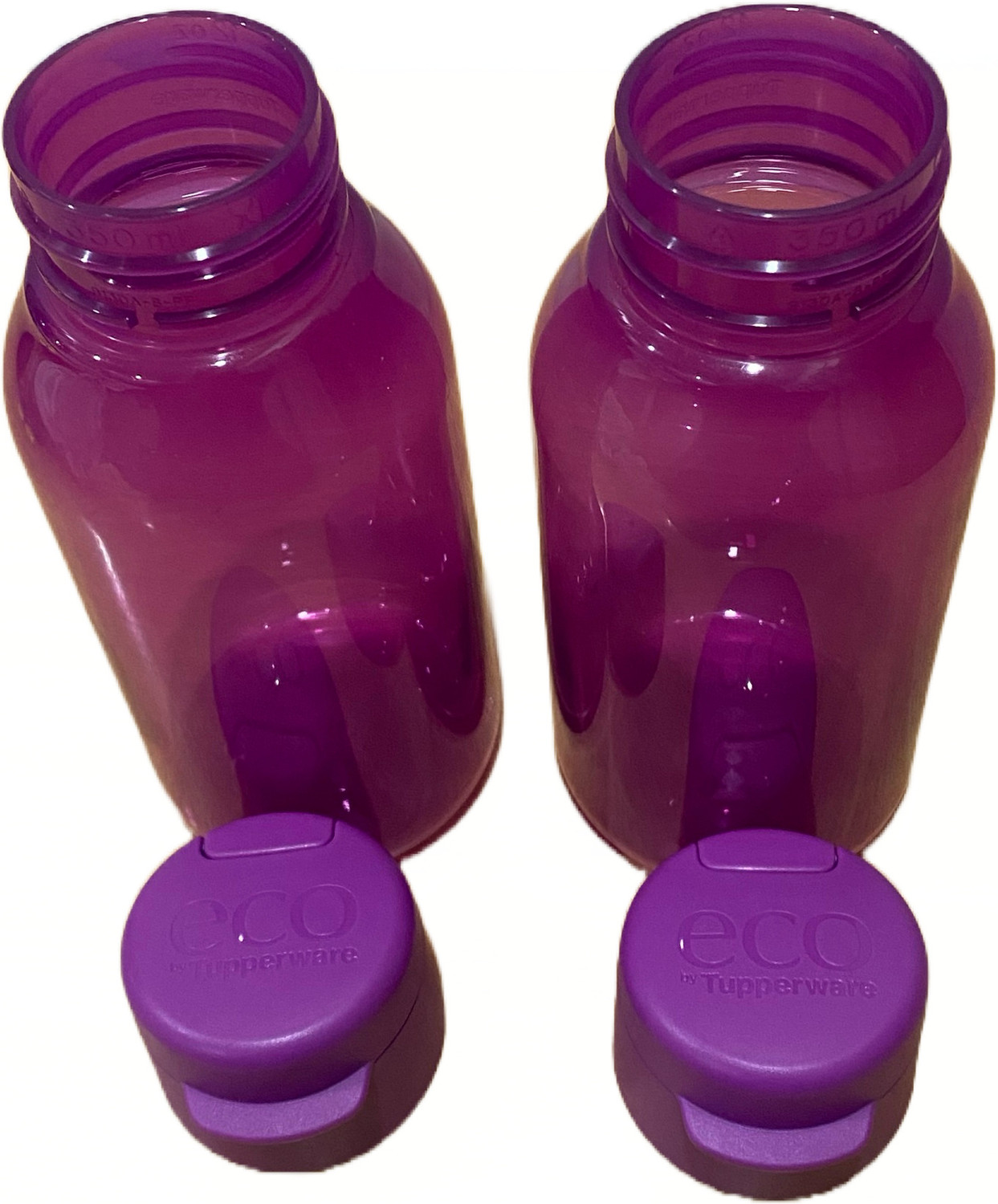 Image of TUPPERWARE CNC 350ml 350 ml Plastic Bottle (Pack of 2, Purple)