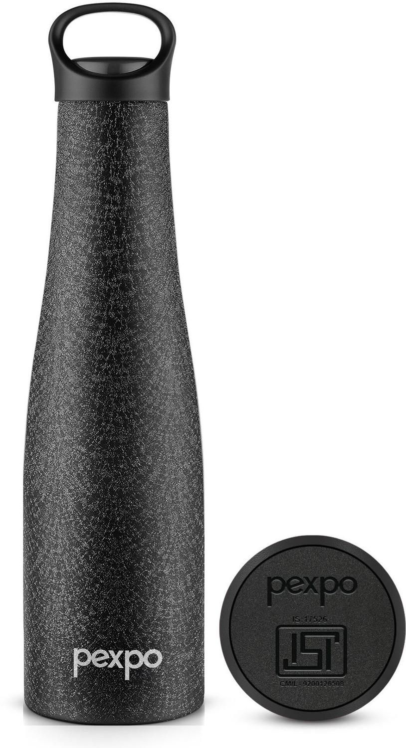 Image of pexpo Morocco Hot & Cold Stainless Steel Water Bottle Vacuum Insulated 600 ml Stainless Steel Flask