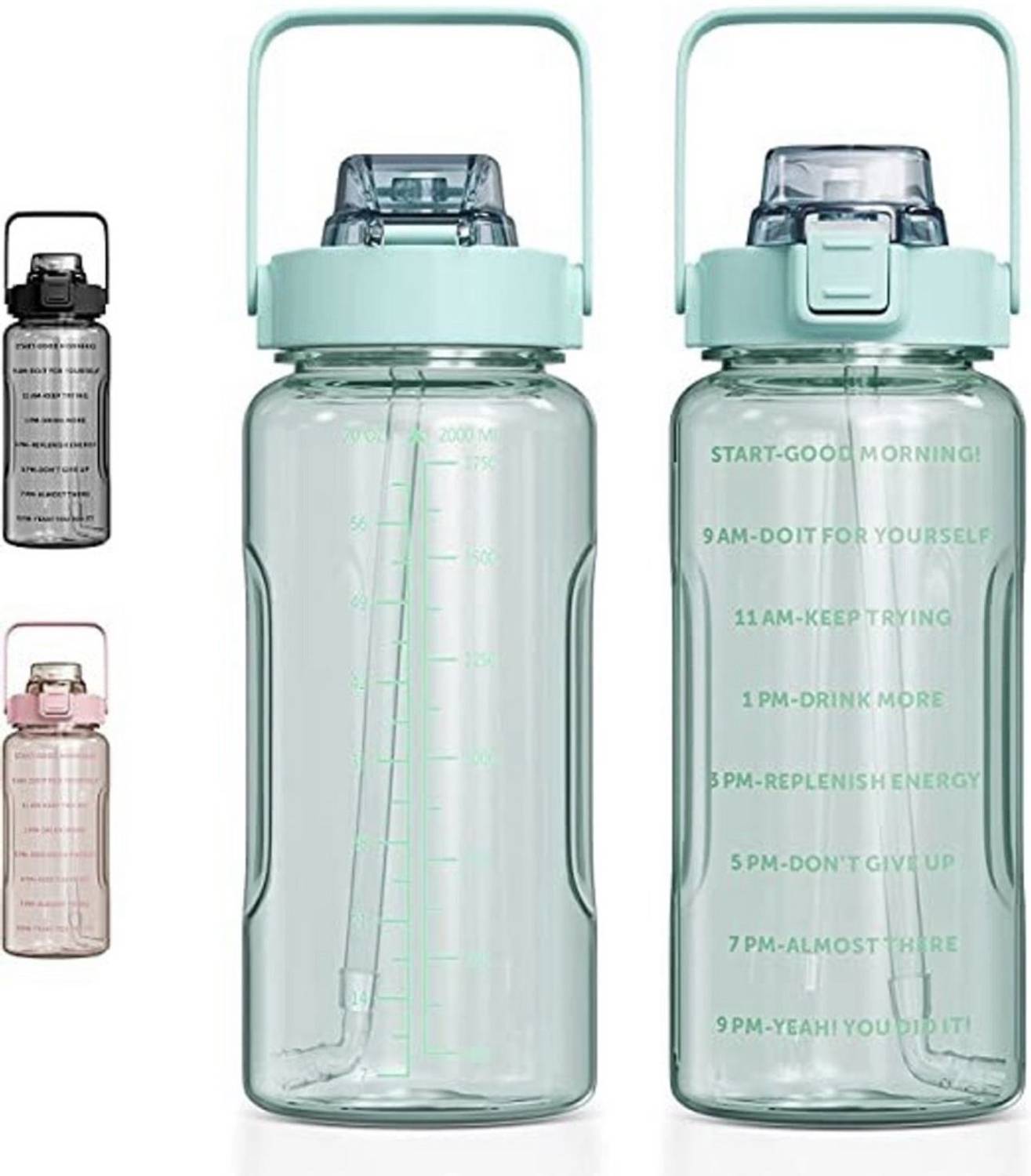 EVERSTPLAST Large-Capacity Motivational Water Bottle 2000 ml - Image 1