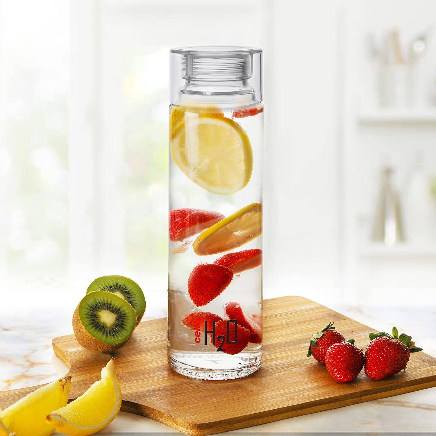 cello h2o 1000ml Glass Bottle - Image 3