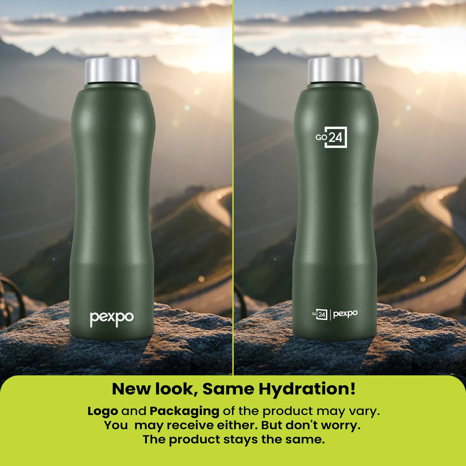 Go24 BISTRO 1000 ml Stainless Steel Bottle - Image 2