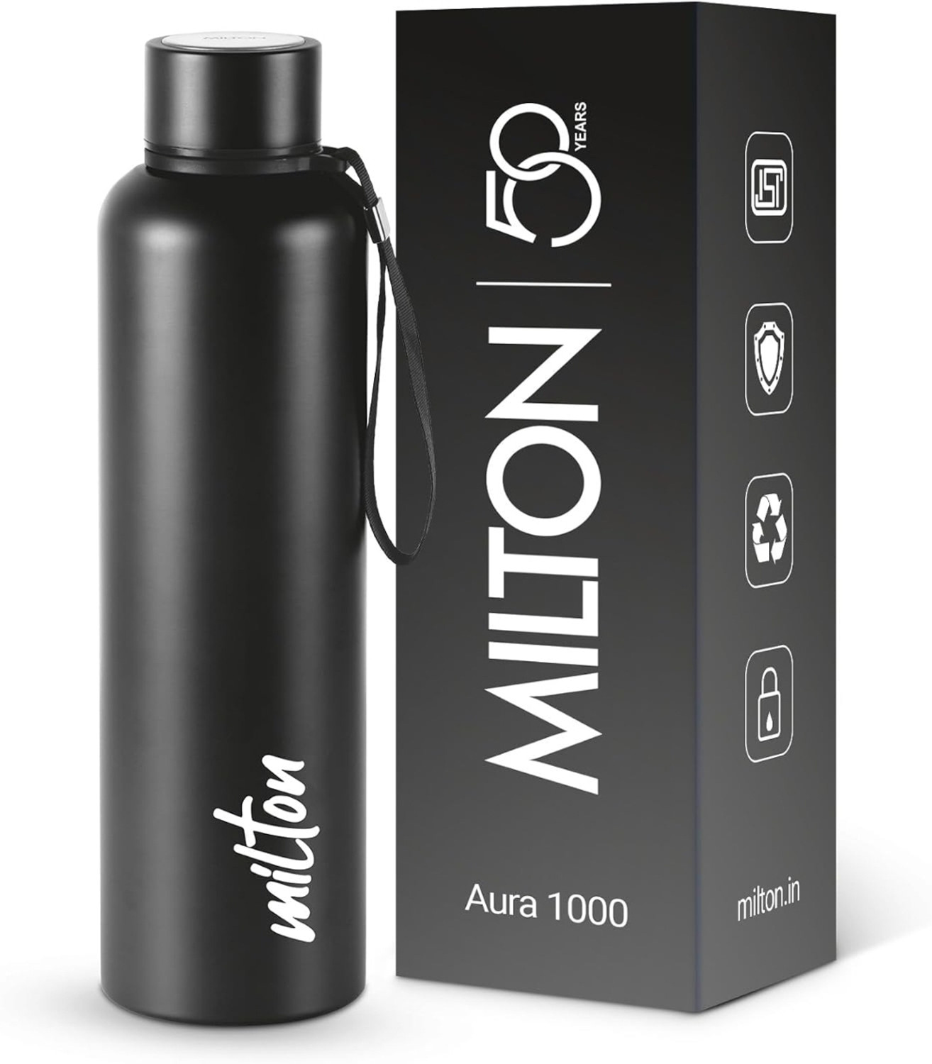 Image of MILTON AURA 1000 1000 ml Copper, Stainless Steel Bottle