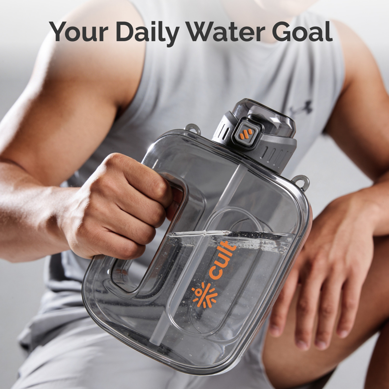 Image of Cult Gallon Bottle Leakproof Compact Design 1800 ml Plastic Bottle