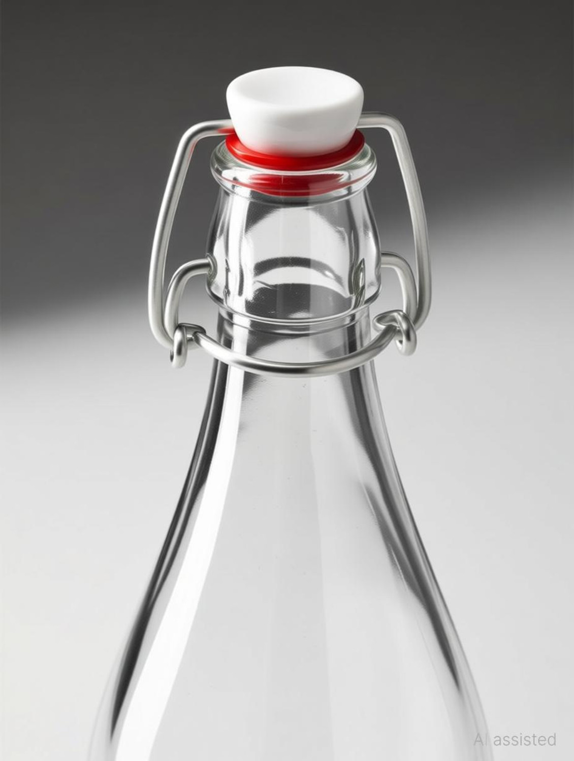 Image of clinma Premium Glass Water Bottle Pack of 2 1 Litre Each | Airtight Flip Top Swing Cap 1000 ml Glass Bottle