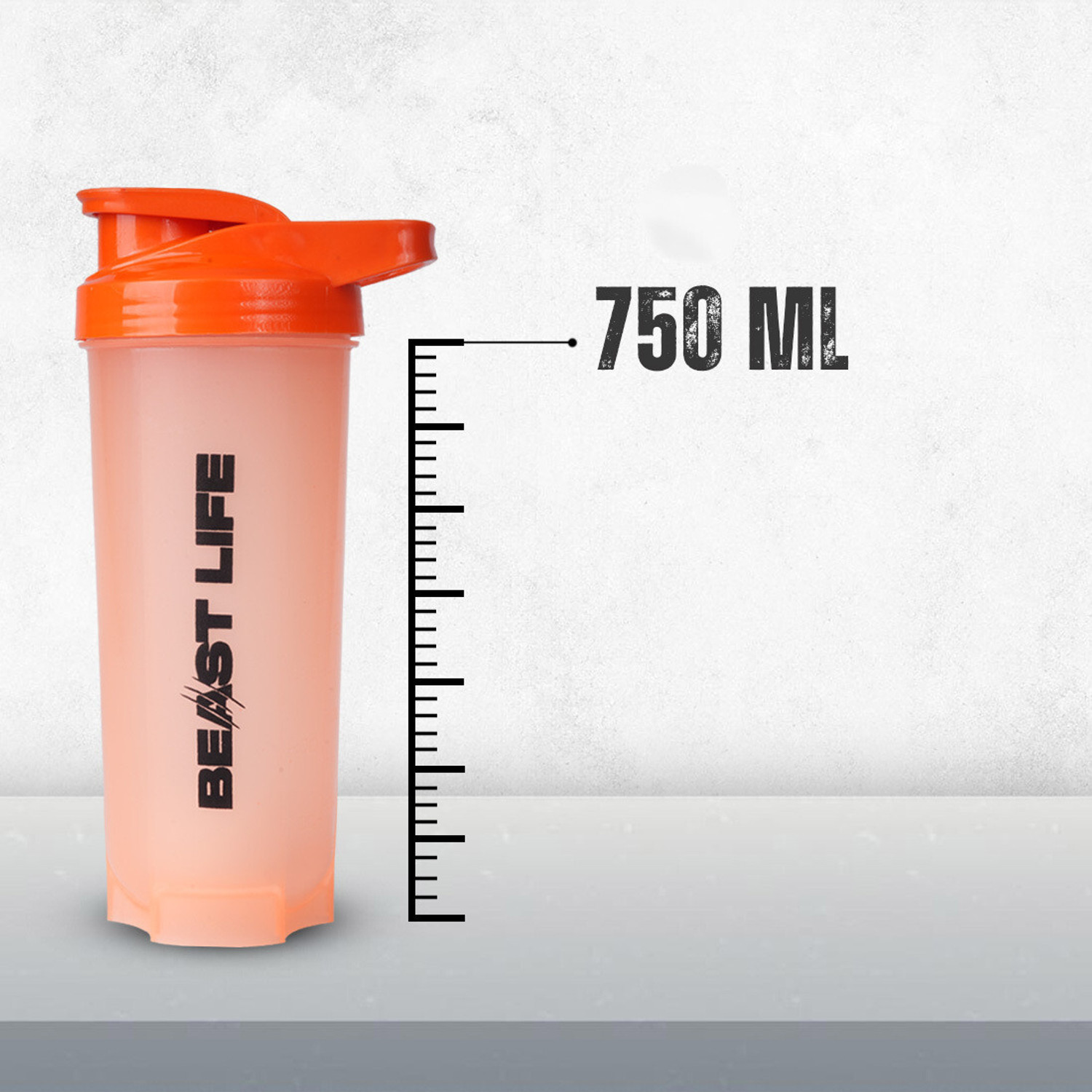 Image of BeastLife Classic Gym shaker 100% Leakproof protein shaker 750 ml Shaker 750 ml Plastic Shaker
