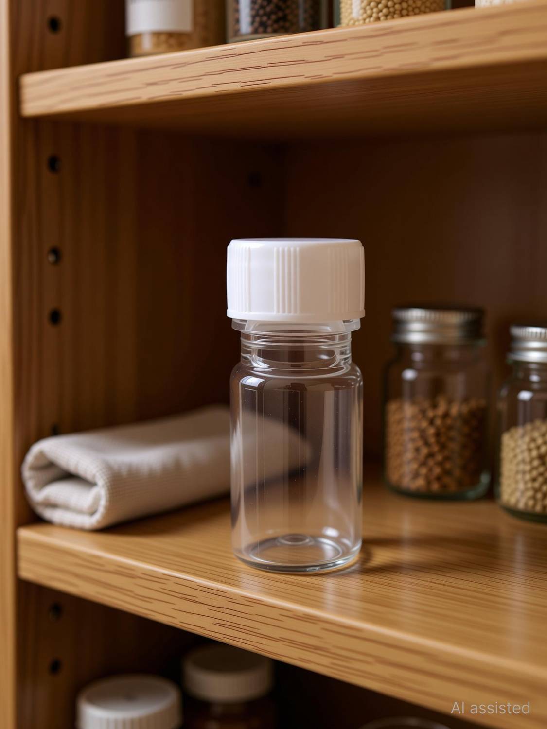 ALSALAH Mini Bottle made of Hard Material of height 5.5cm ( Pack of 25 Bottles ) 15 ml Plastic Bottle