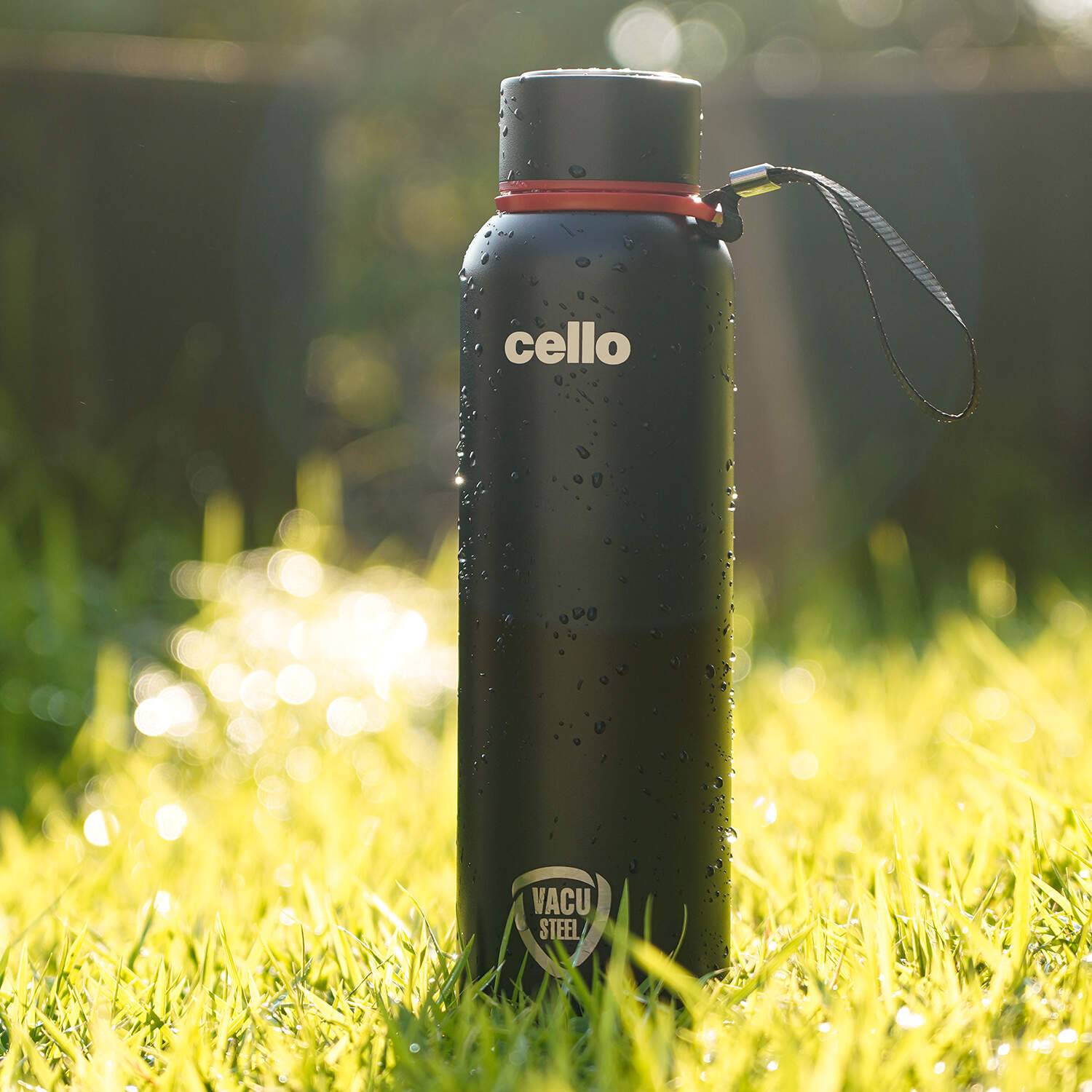cello DTP Coating Double Walled Stainless Steel 750 ml Stainless Steel Flask