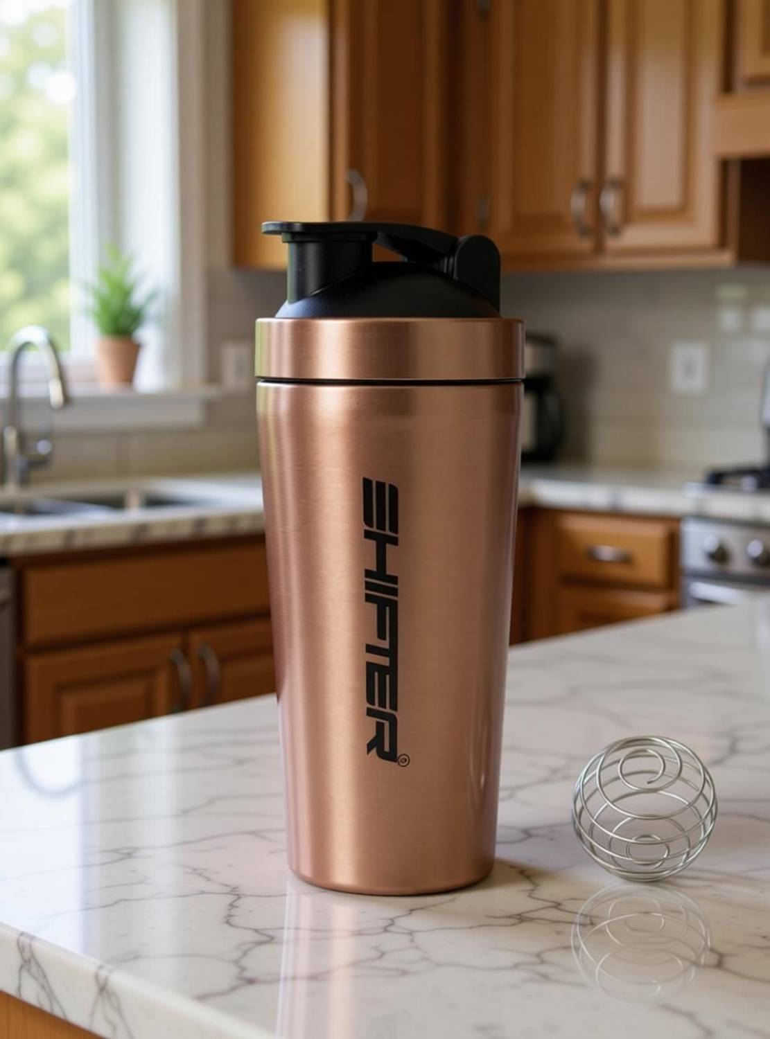 SHIFTER Gym 700 ml Stainless Steel Shaker Bottle - Image 2