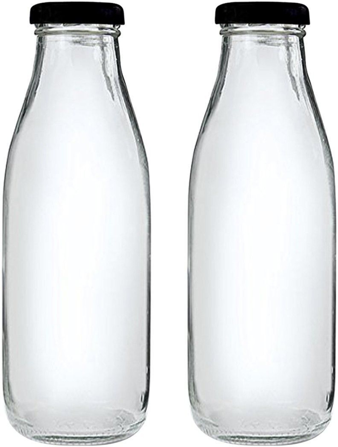 Image of Seiri WATER,JUICE,MILK,CLEAR BOTTLE MULTIPURPOSE USE FOR HOME & OFFICE WITH METAL LID 500 ml Glass Bottle