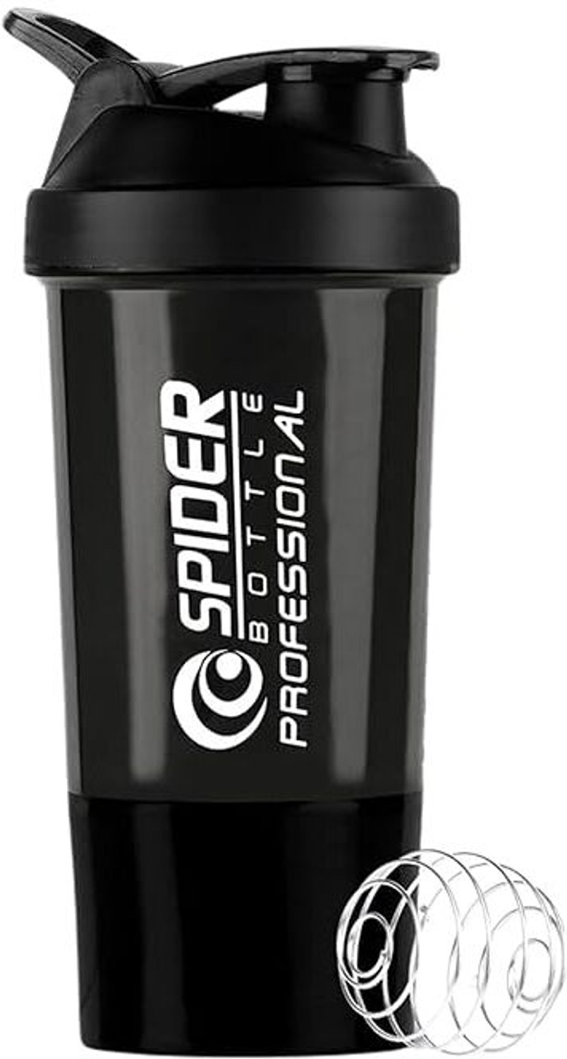 Image of Babita Hub SPIDER SHAKER 500 ml Plastic Shaker (Pack of 7, Black)