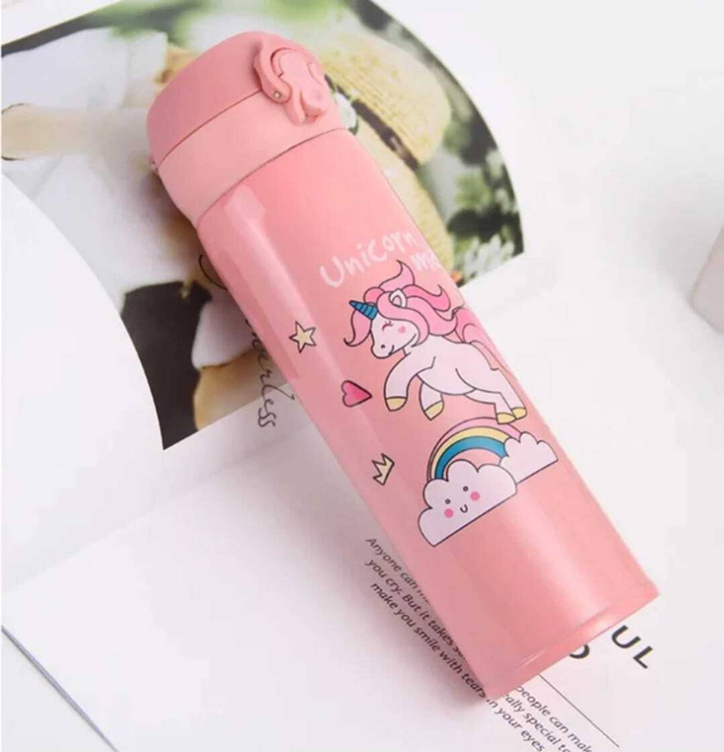 beyondfantasy Unicorn Water Bottle for Kids/Flask/ Insulated 500 ML Water Bottle 500 ml Steel Sipper