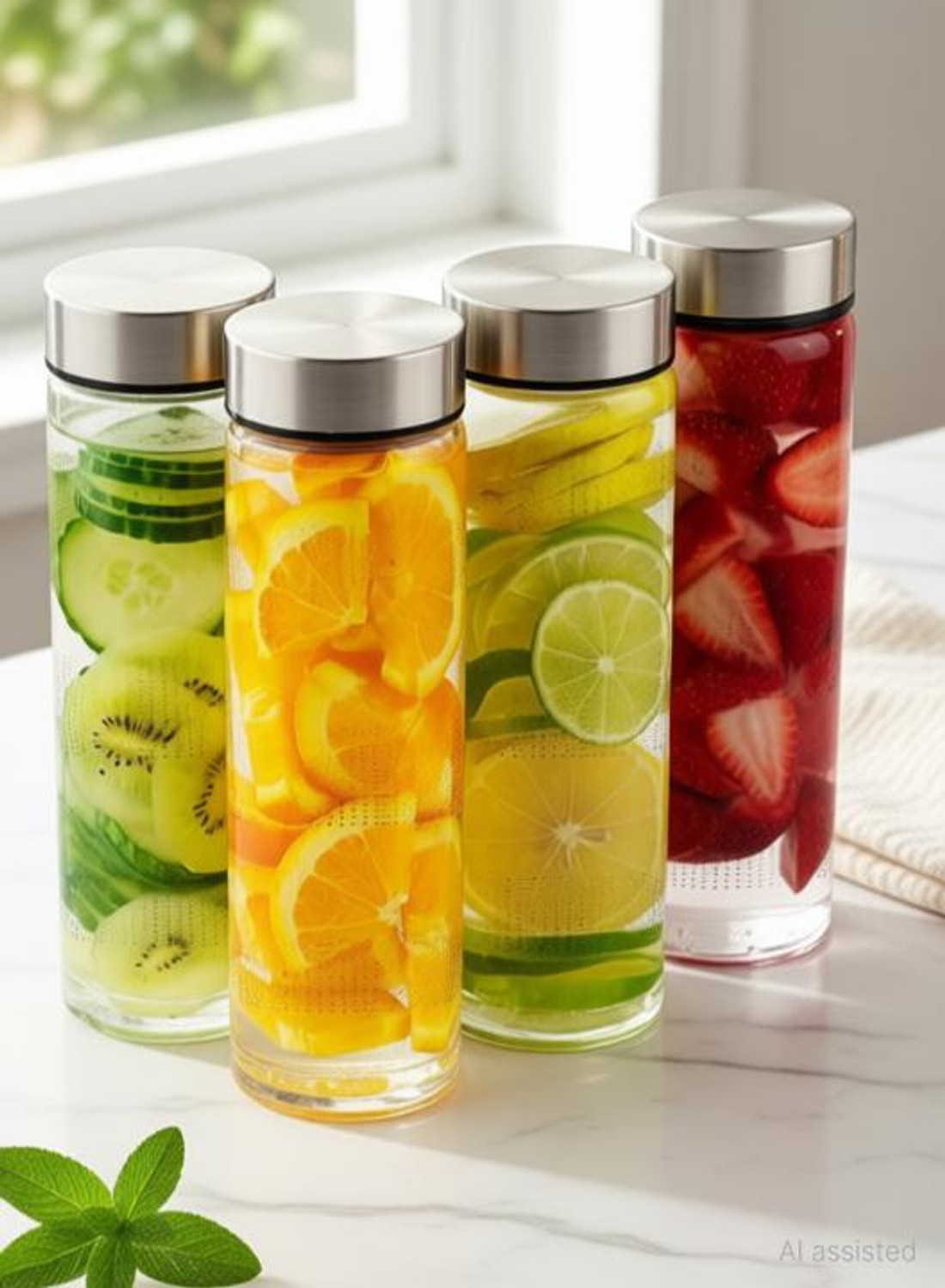 Image of SATANI JAR Glass Food Grade Water Bottle 750 ml Glass Bottle