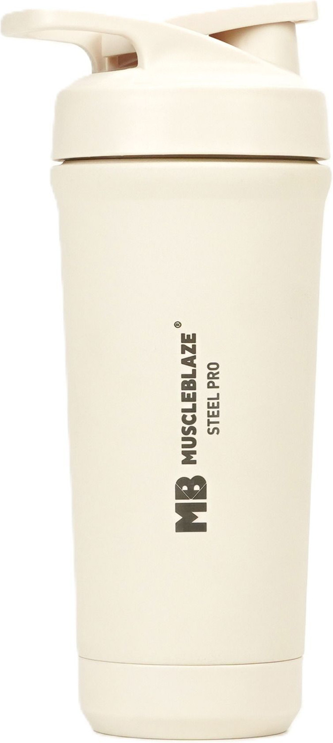 Image of MUSCLEBLAZE Stainless Steel Gym Shaker Pro 700 ml Stainless Steel Shaker