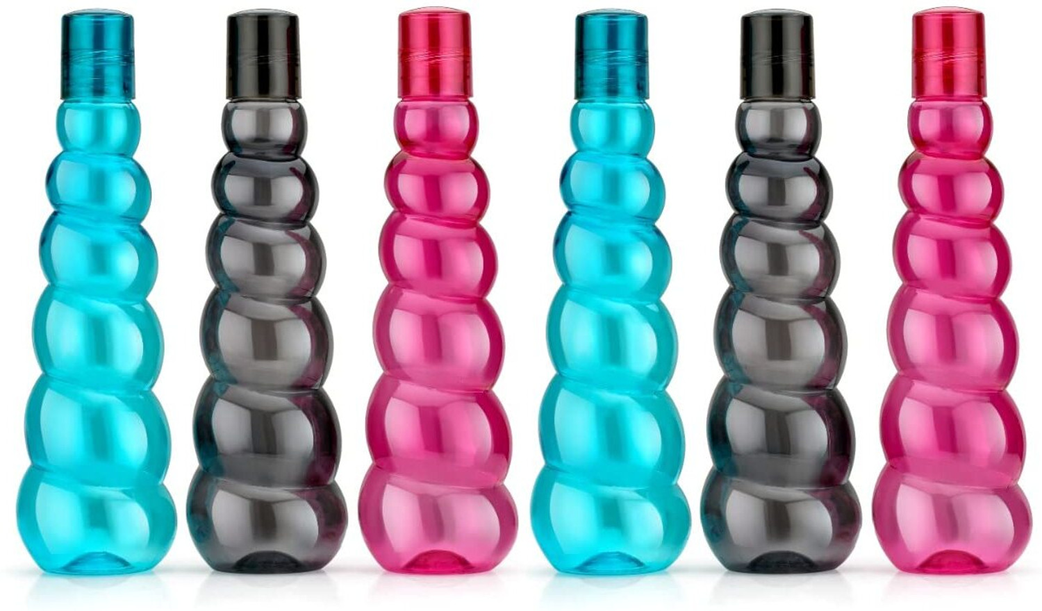 Image of prayati Water Bottle for Fridge Home Office Gym School bottles set combo refrigerator 1000 ml Plastic Bottle