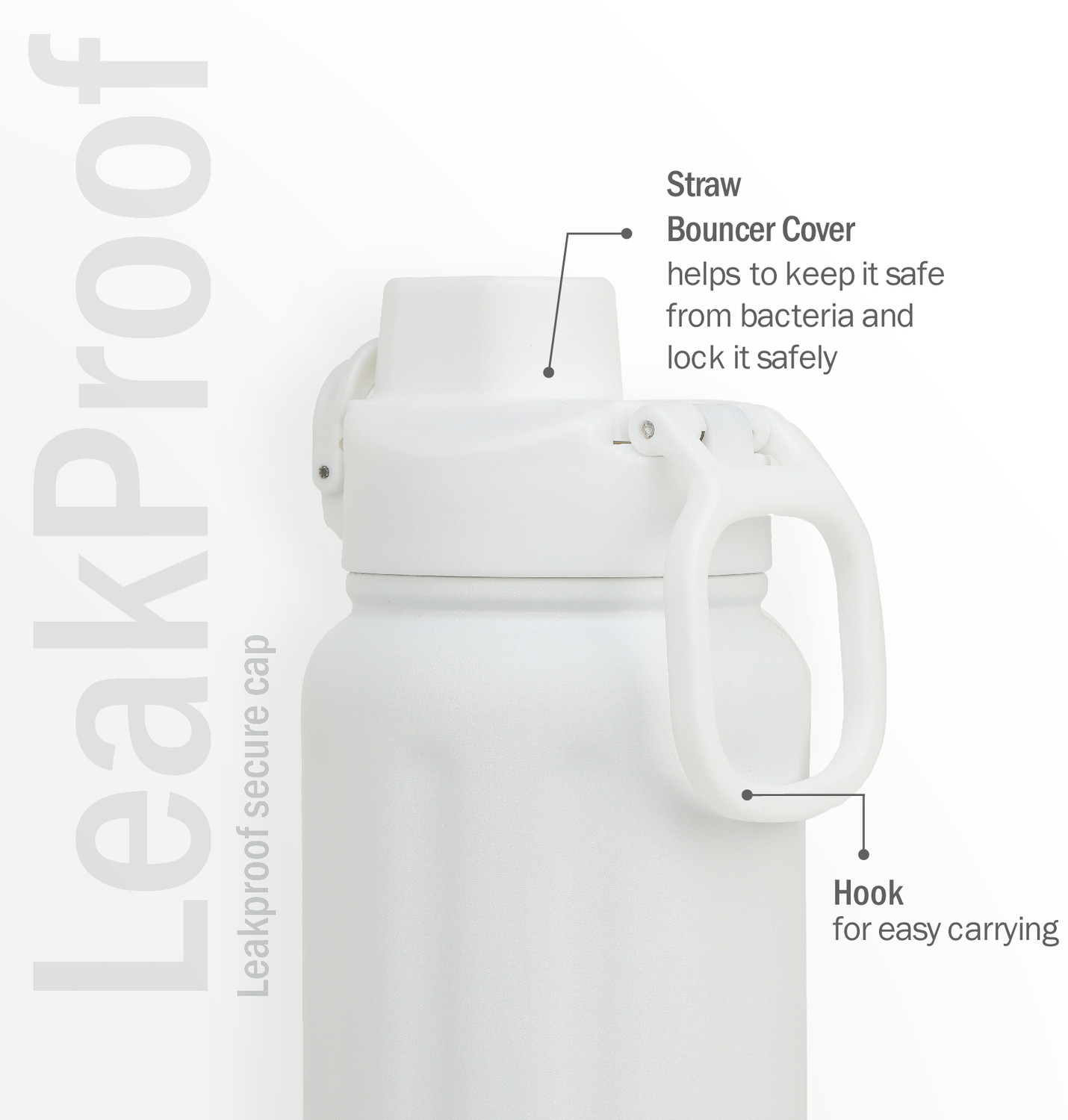 Image of BRIITON Niagra Copper-Coated Leakproof Insulated Flask Hot & Cold Stainless Steel Water 750 ml Steel Bottle