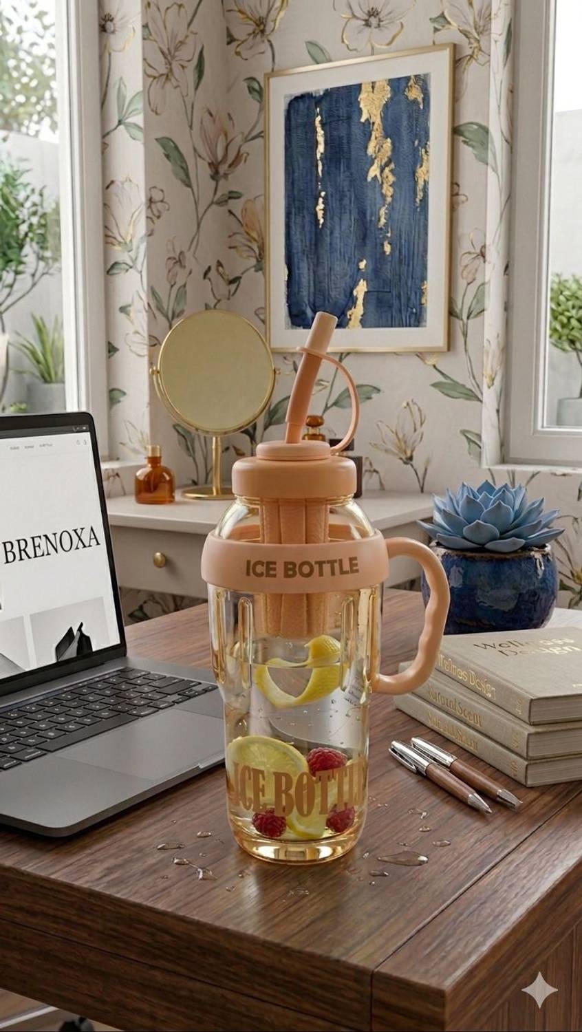 BRENOXA ice cream bottle 1 Lt 1000 ml Plastic Sipper