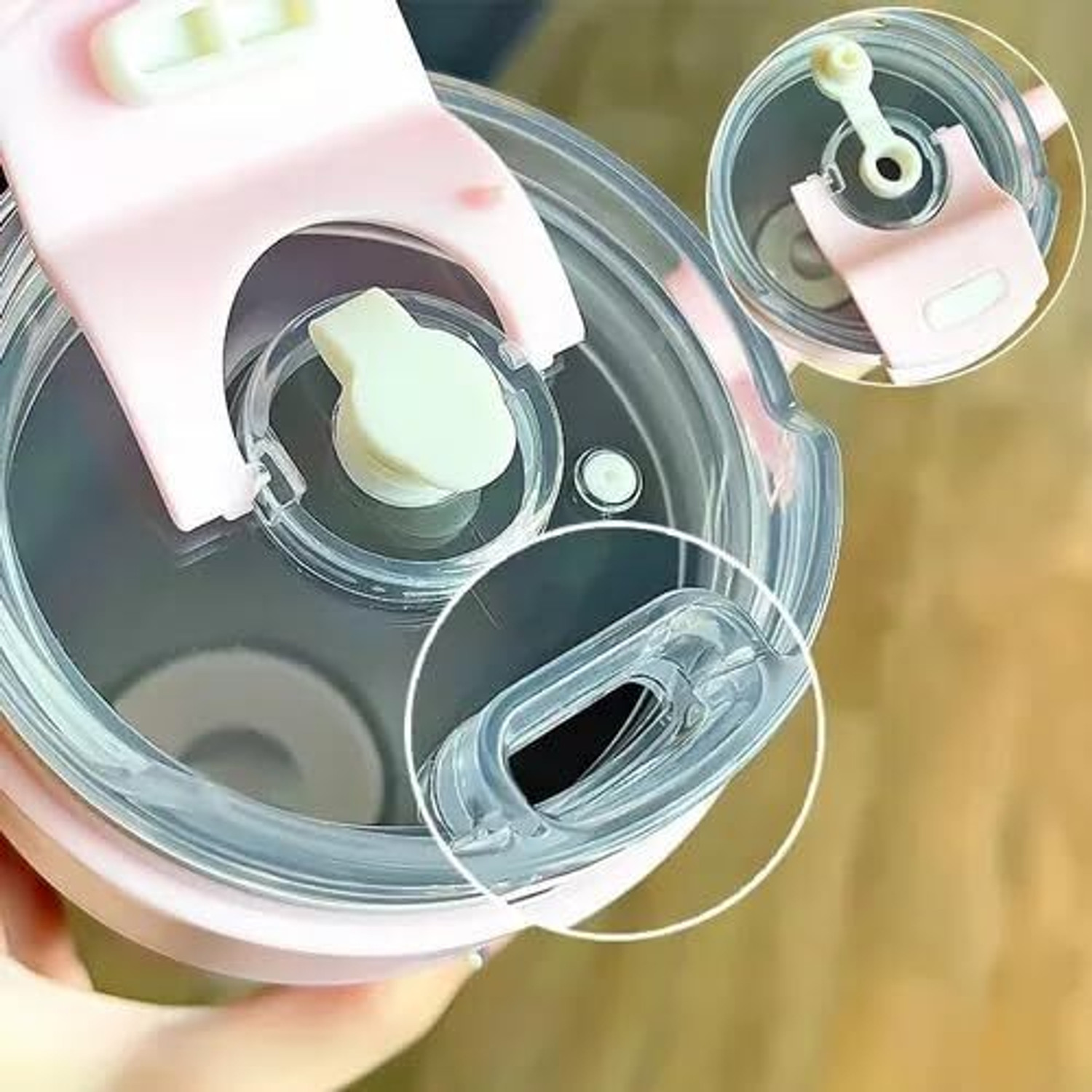 Image of VDNSI Stainless Steel Double Wall Thermos Tumbler Vacuum Insulated Coffee Cup with Lid 860 ml Steel Flask