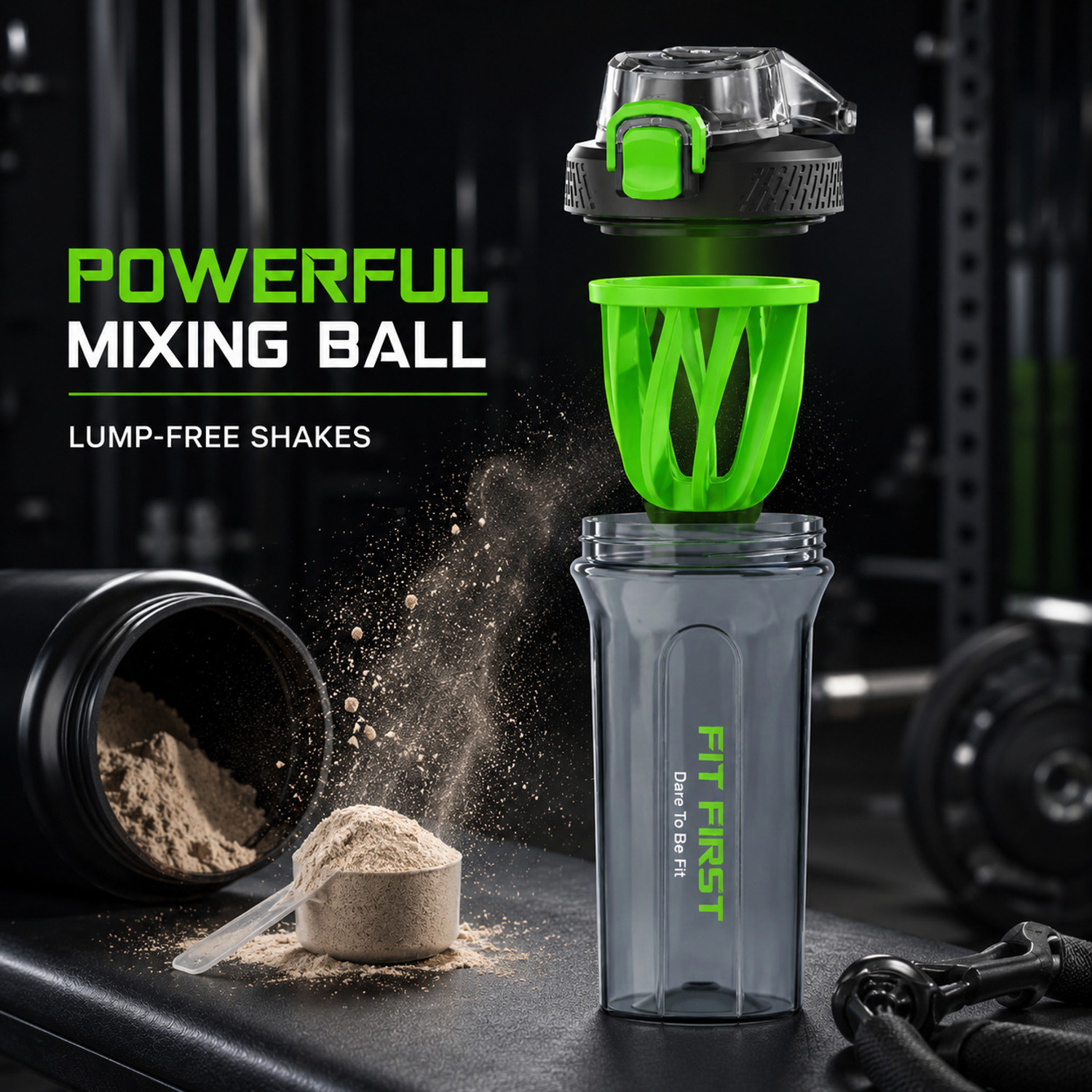 Image of SOFITT SOFIT Shaker Bottles For Protein Shake Gym Sipper 750 ml Plastic Shaker