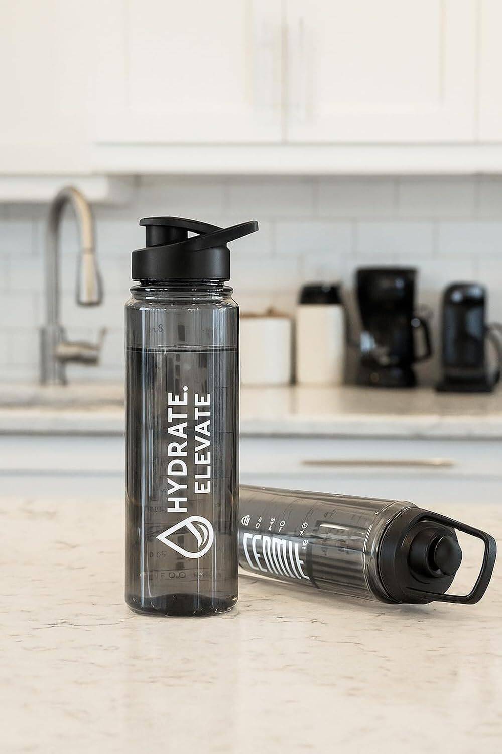 DecorDine 1L Motivational Water Bottle Pack of 2 - Image 3