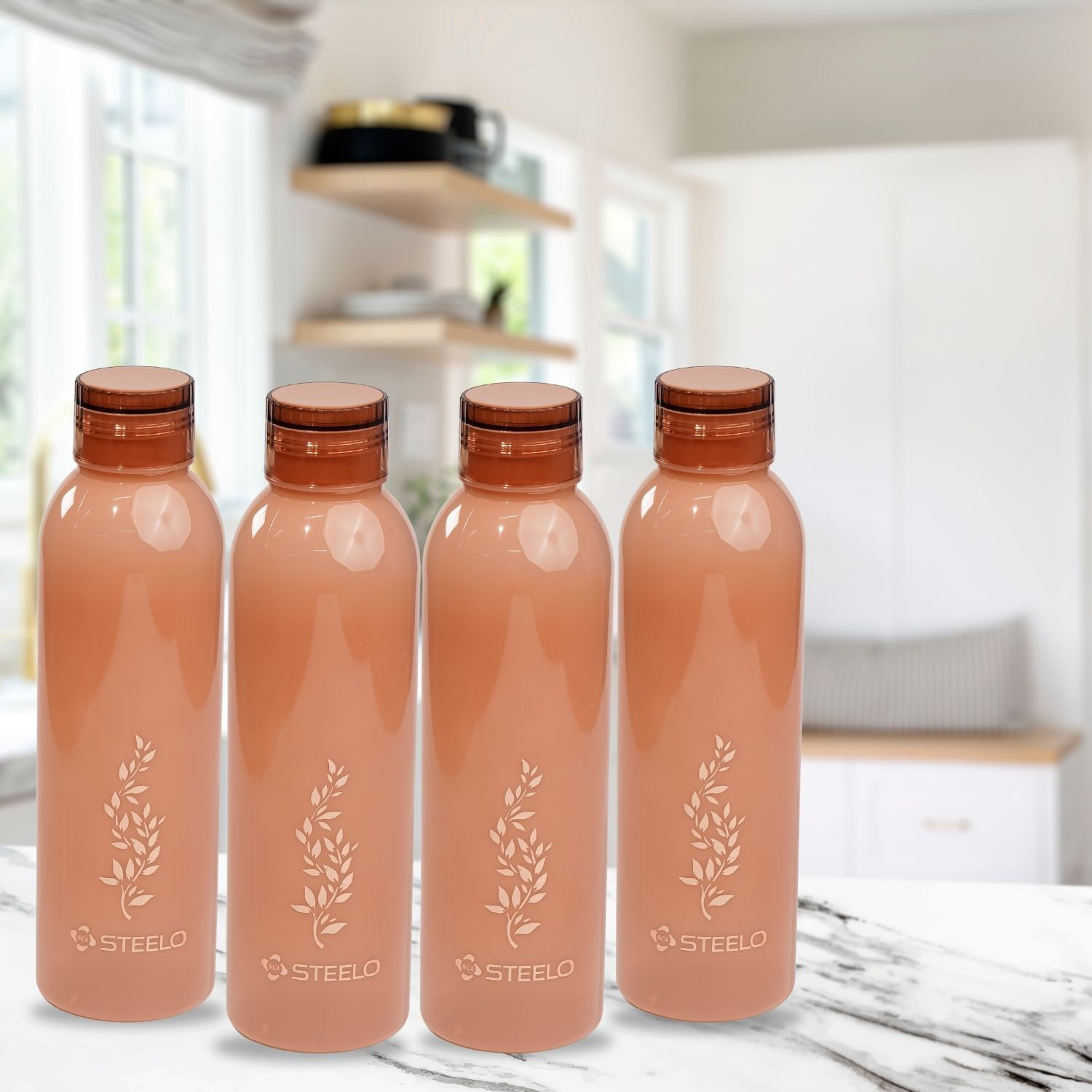 Image of SCL Steelo Puro Bottle P.E.T Material BPA Free, Spill Proof, Freezer Safe 1000 ml PET, Plastic Bottle