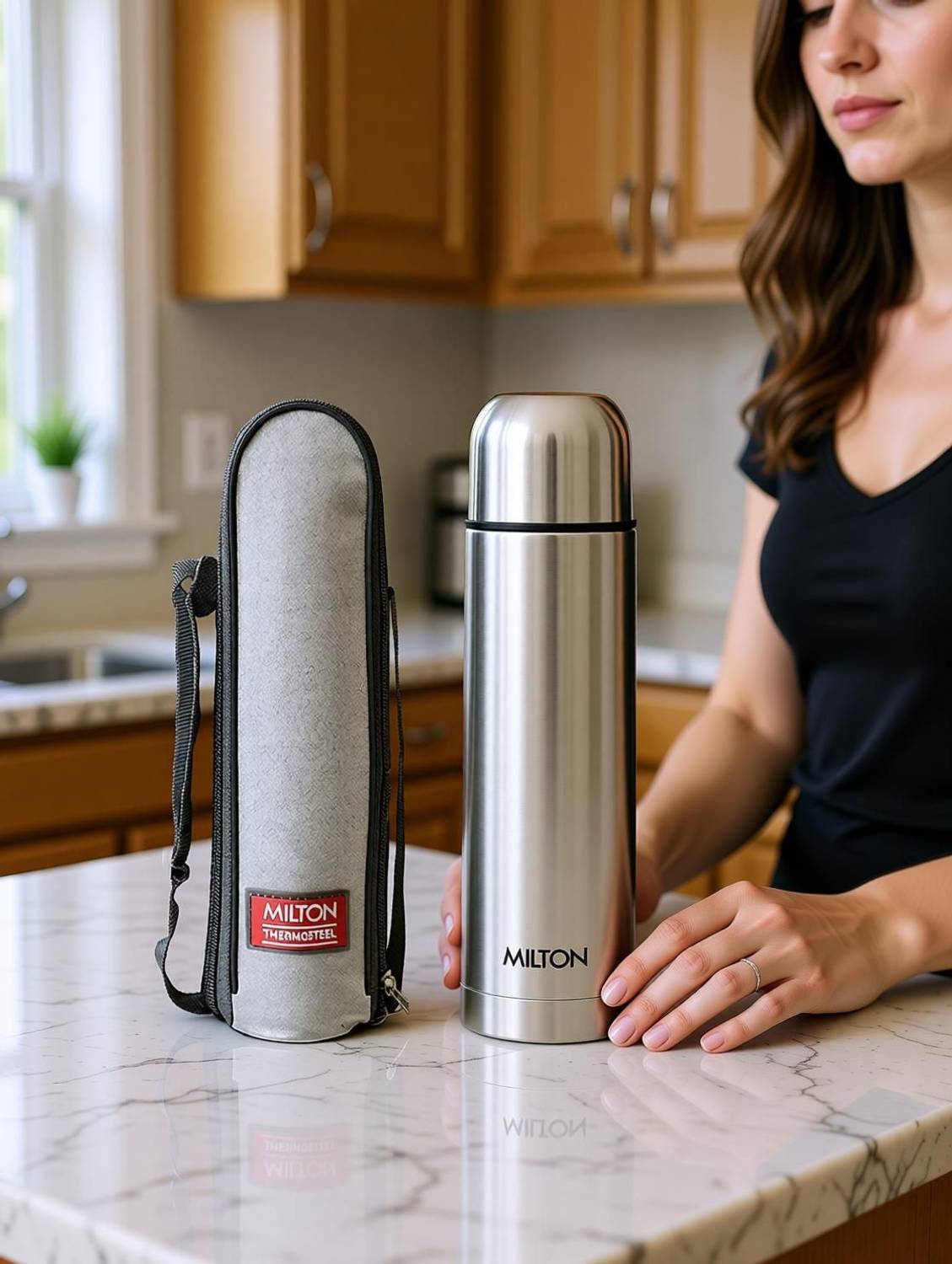 MILTON 500ml Thermosteel Water Bottle - Image 2