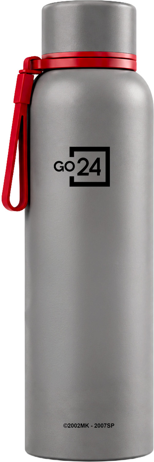 Image of Go24 Naruto 1000 Stainless Steel Hot and Cold Water bottle ISI Certified Thermosteel 980 ml Stainless Steel Flask