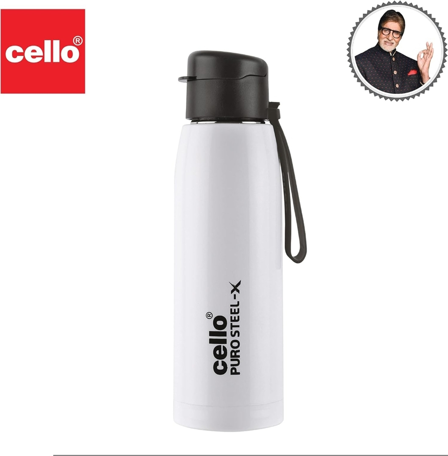 Image of cello PURO STEEL - X COOPER 900 900 ml Stainless Steel Bottle