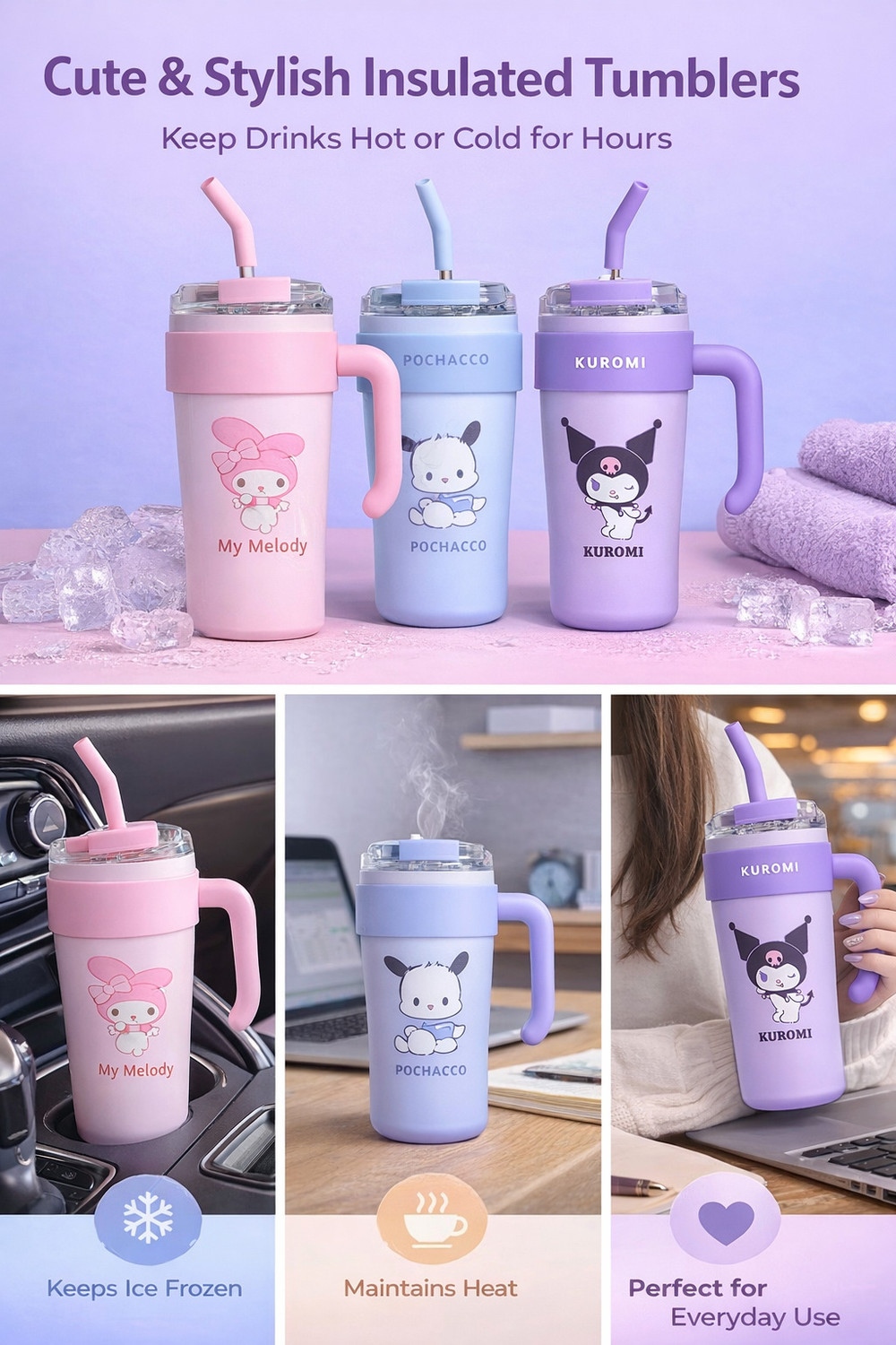 Image of FLAME NEBULA 860ML VACCUM INSULATED BOTTLE DOUBLE WALL 860 ml Stainless Steel Flask