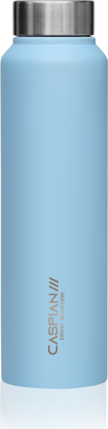 Image of CASPIAN / / / Stainless Steel Water Bottle for Fridge Home Office School Gym Yoga Travel Bag, 1000 ml Steel Bottle