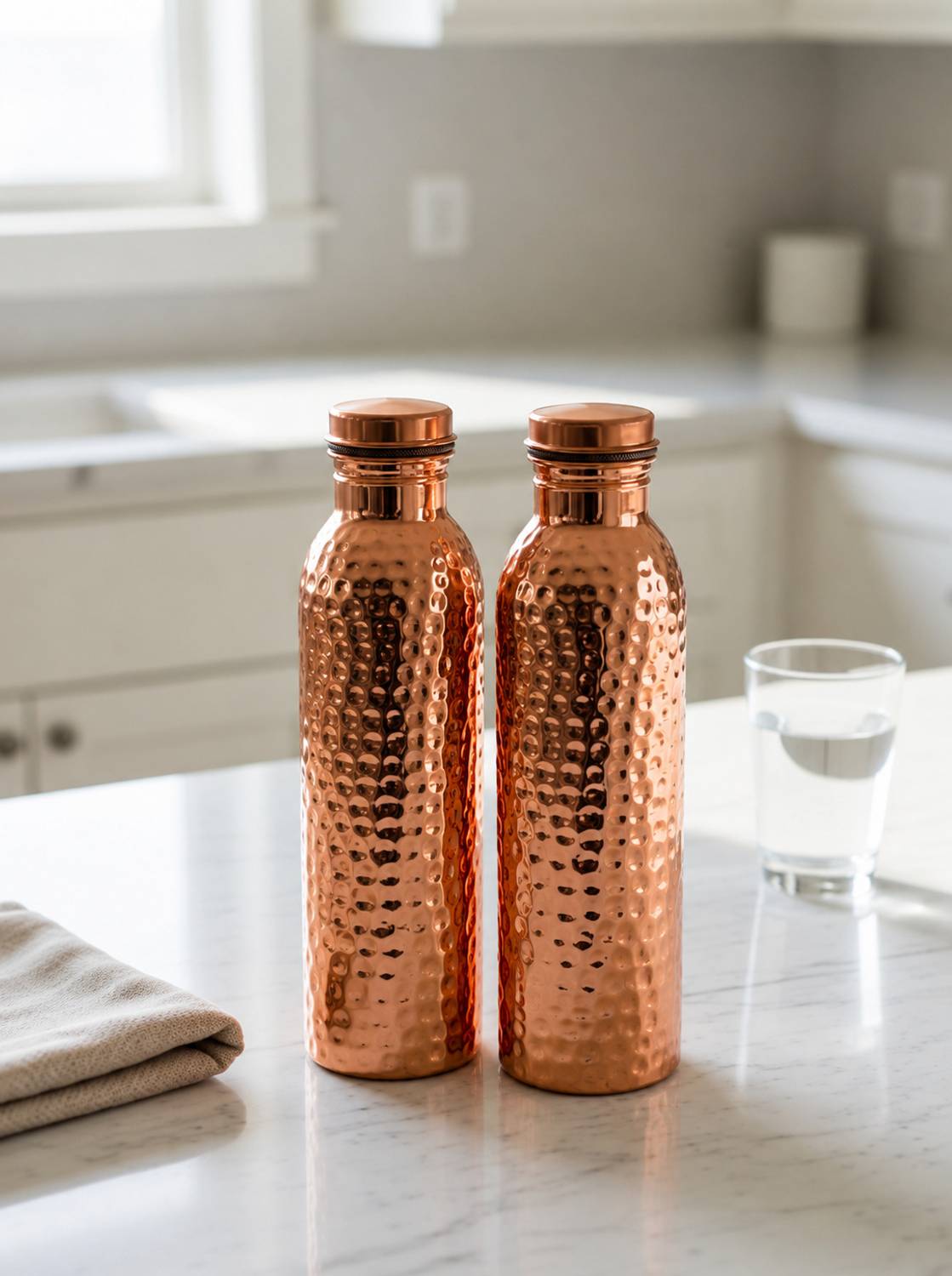 AQUEOUS copper water bottle 1000 ml Copper Bottle