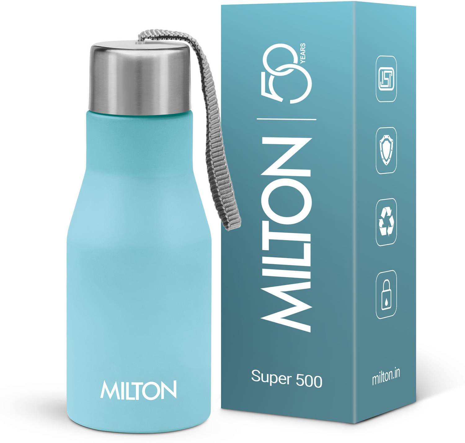 MILTON Super 500 Stainless Steel 475 ml Stainless Steel Bottle