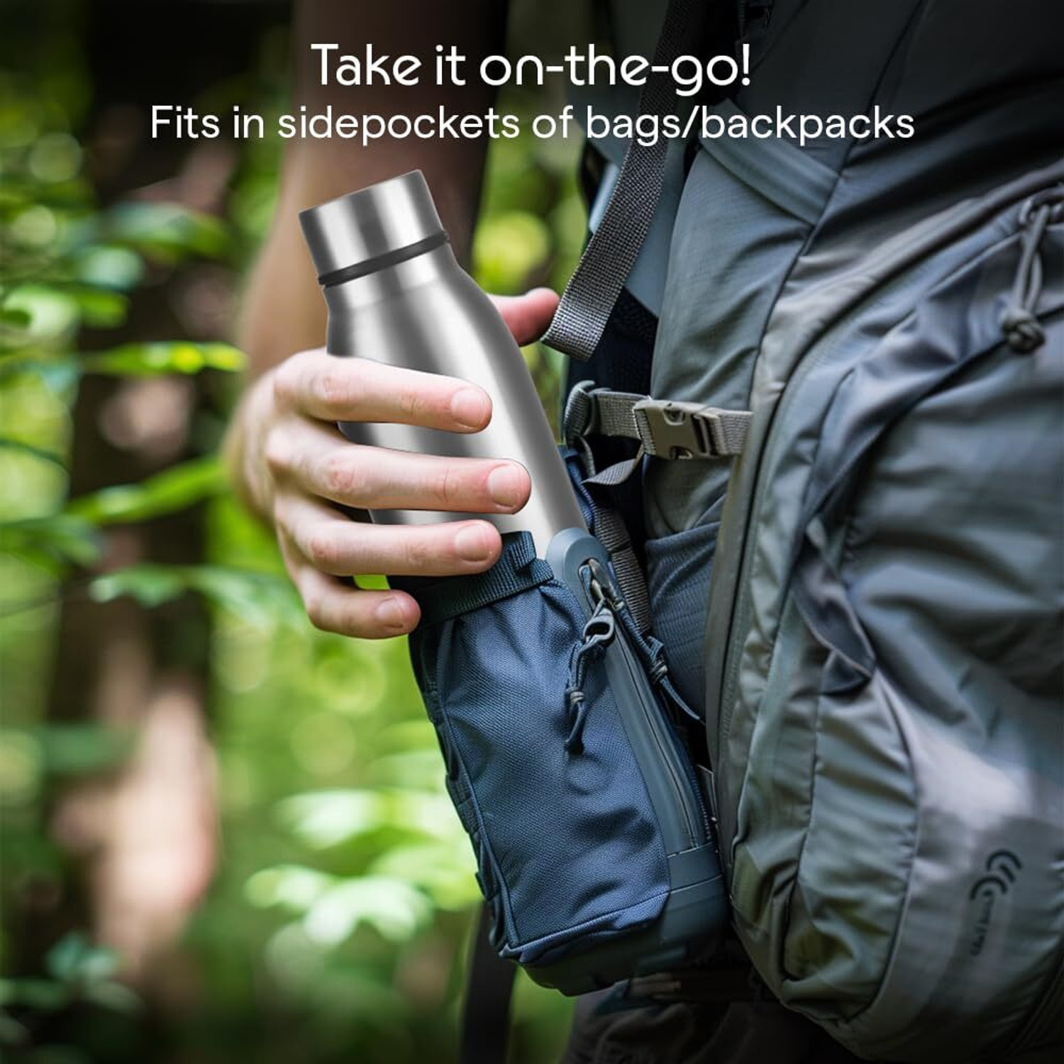 Image of BOROSIL 950ml Glacier BIS Approved, Made in India Single Wall Bottle 1 Year Warranty 950 ml Stainless Steel Bottle