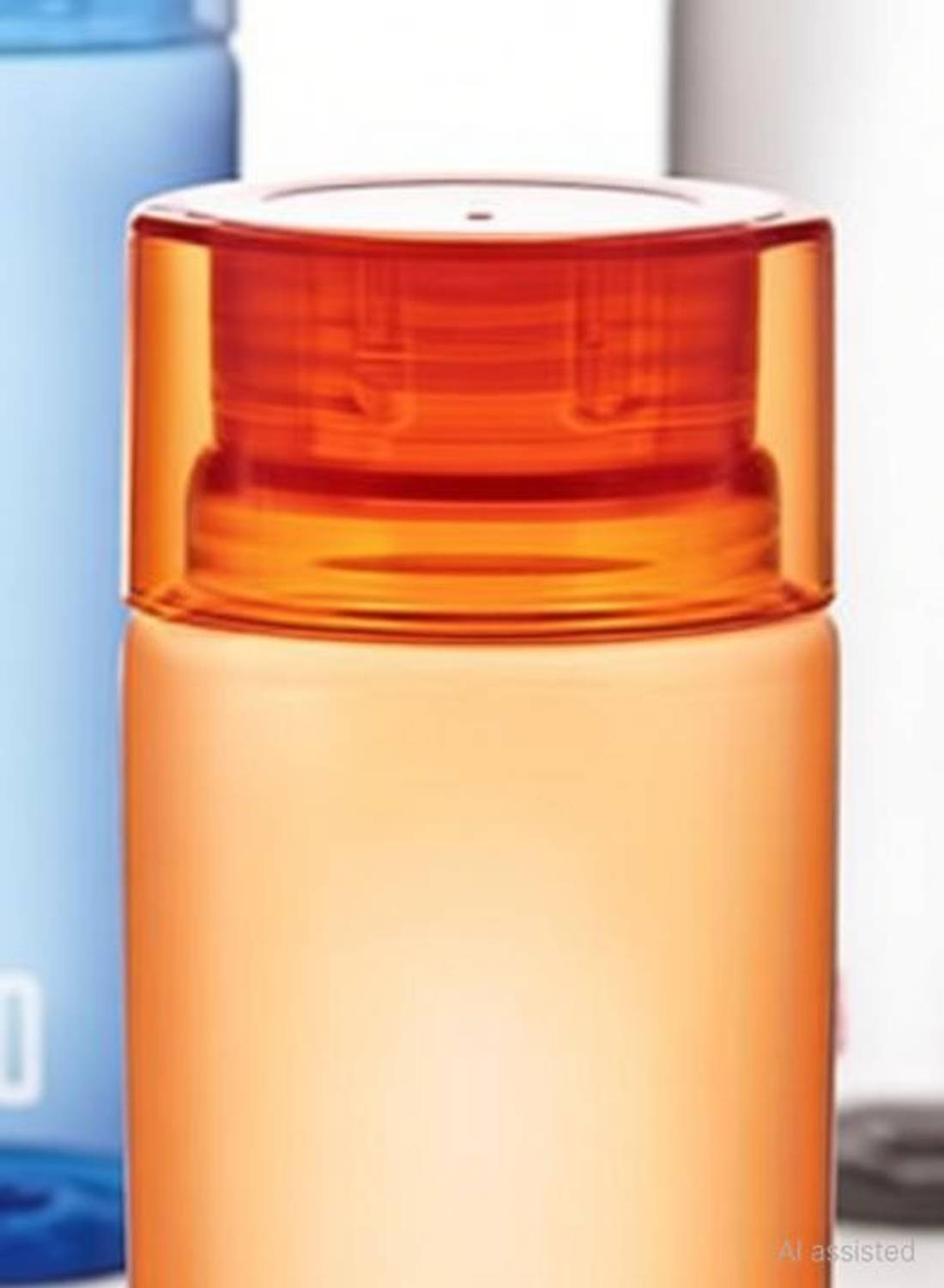 cello H2O Round 1L, Set of 4, Multicolor Water Bottles 1000 ml Plastic Bottle