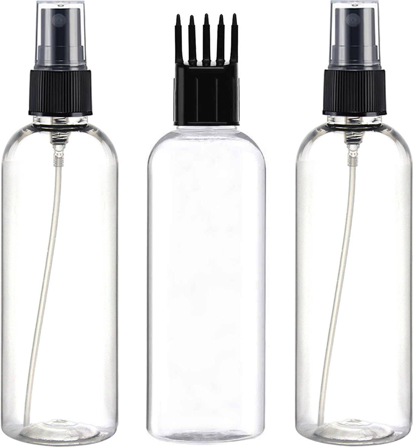 ceeyu 100ml Black Fine Mist Spray Bottle - Image 1