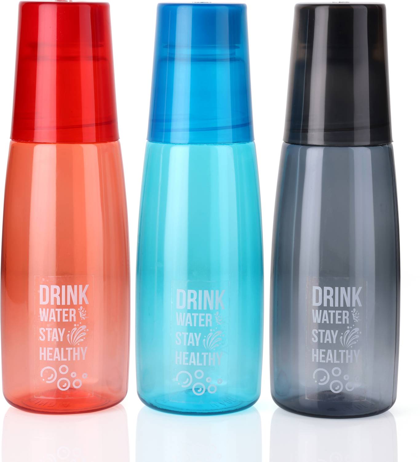 2Mech water bottle with glass for fridge 1000 ml Plastic Bottle With Drinking Glass