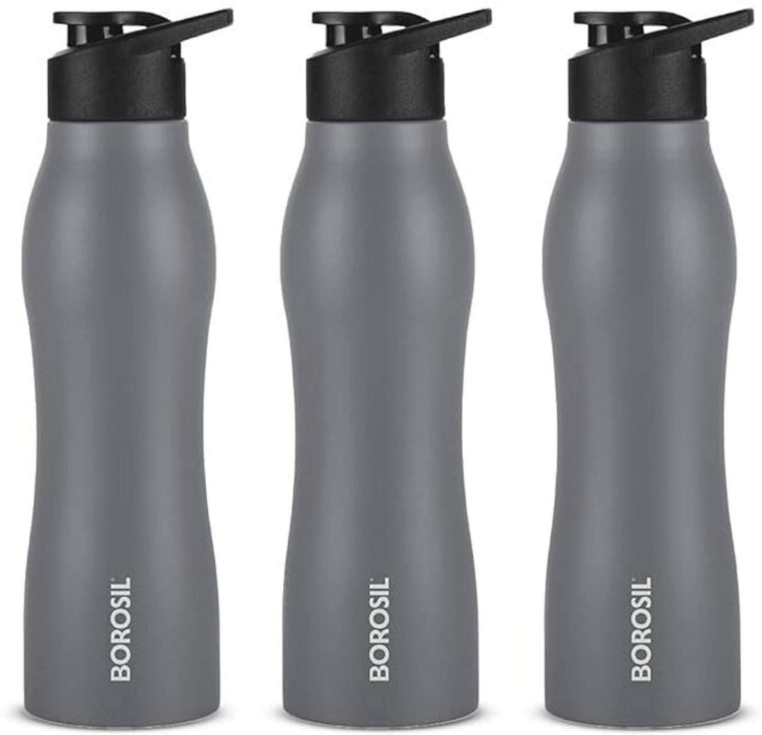 Image of BOROSIL Grip Go Made in India Single Wall 950 ml Steel Bottle