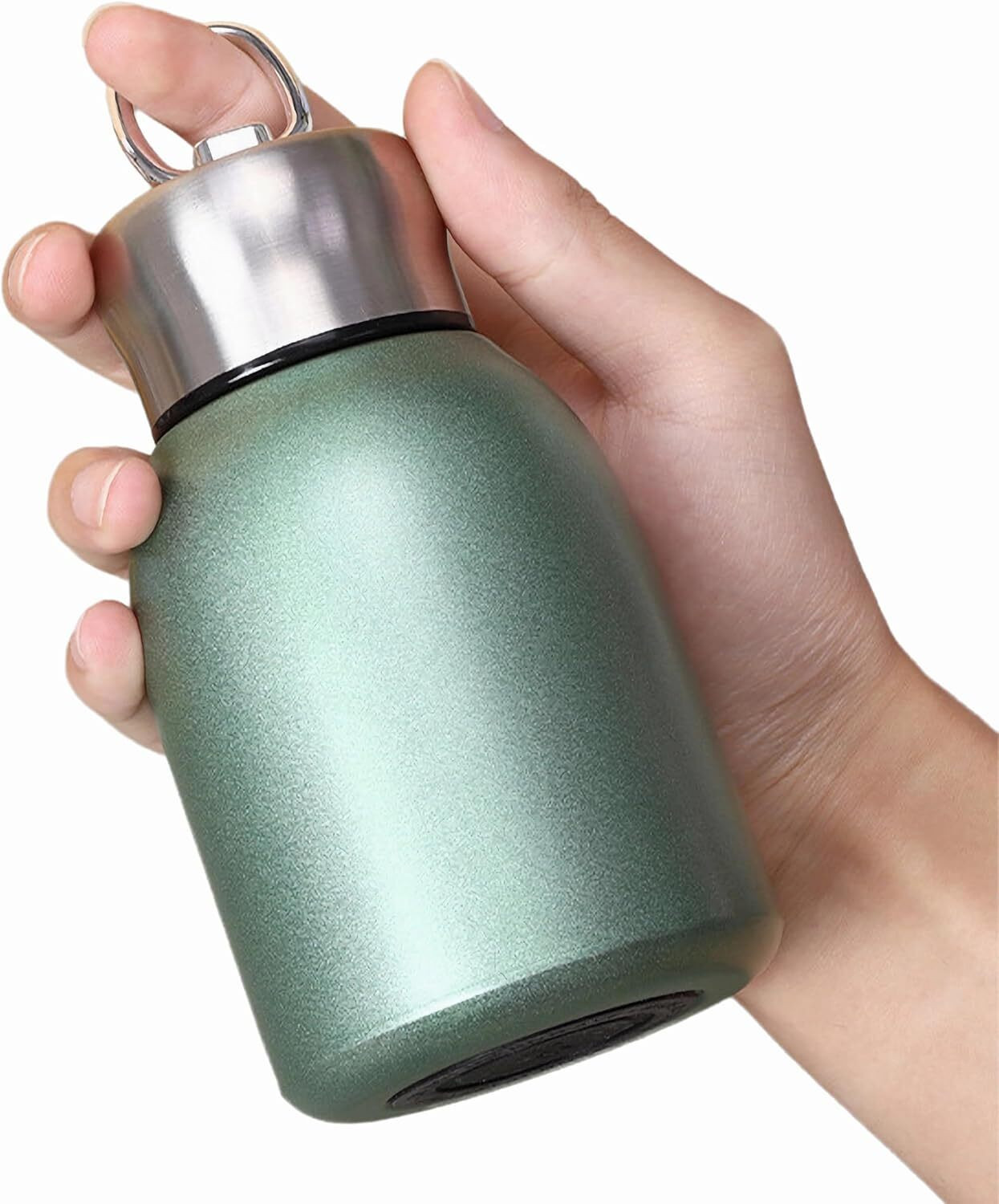 Image of GETHIGHKP Mini Thermal Mug Water Bottle Leak Proof Vacuum Flasks Stainless Steel Bottle 300 ml Stainless Steel Flask