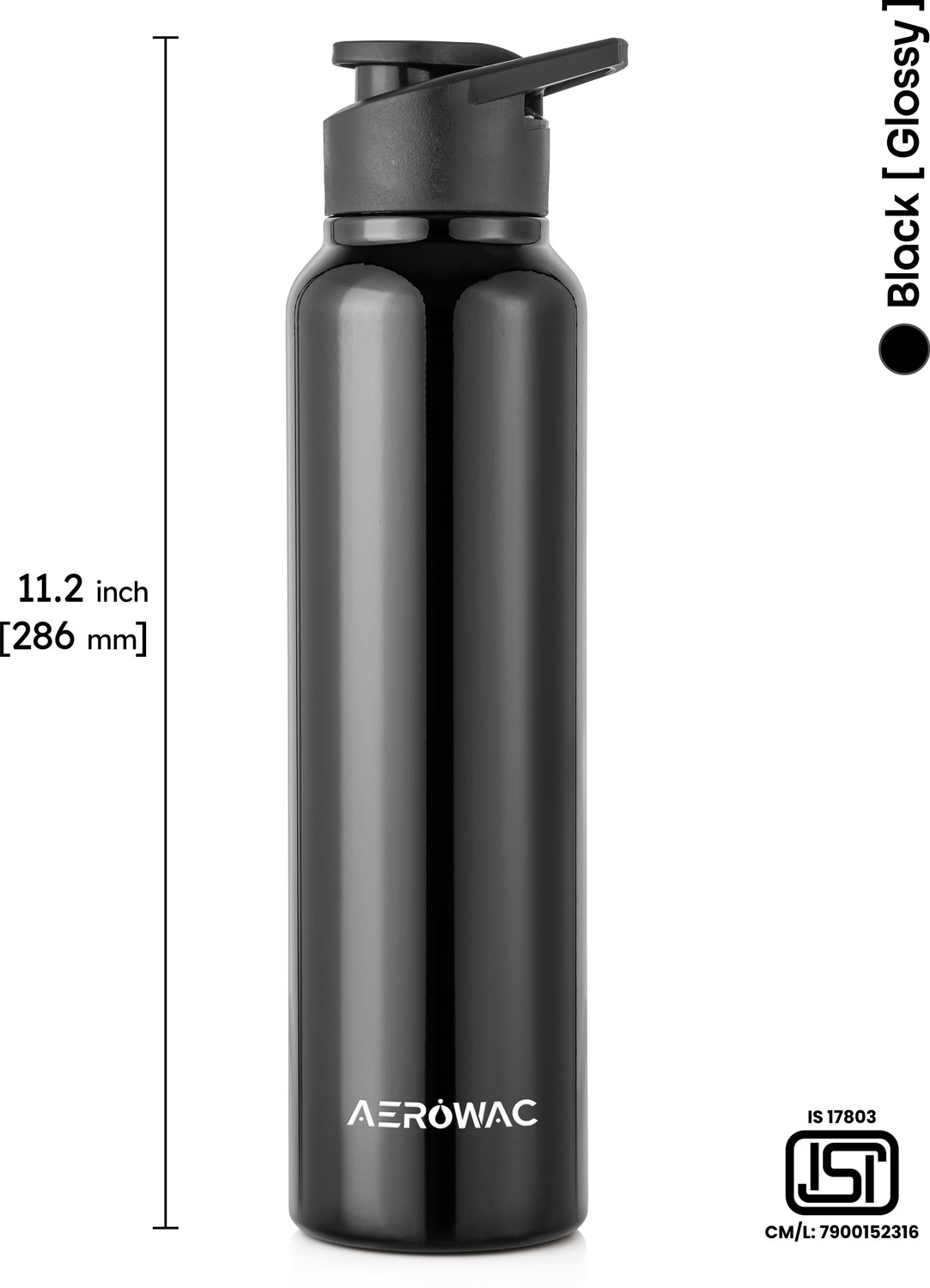 Image of AEROWAC Nubo Alpha Leak Proof Water Bottle For Gym, Office, School | Sports Sipper | 1000 ml Stainless Steel Bottle