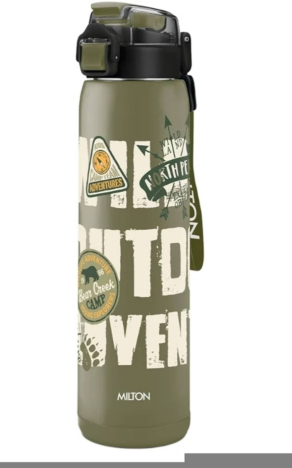 MILTON STEEL EDGE 900 600 ml Stainless Steel Bottle Pack of 1 - Image 1