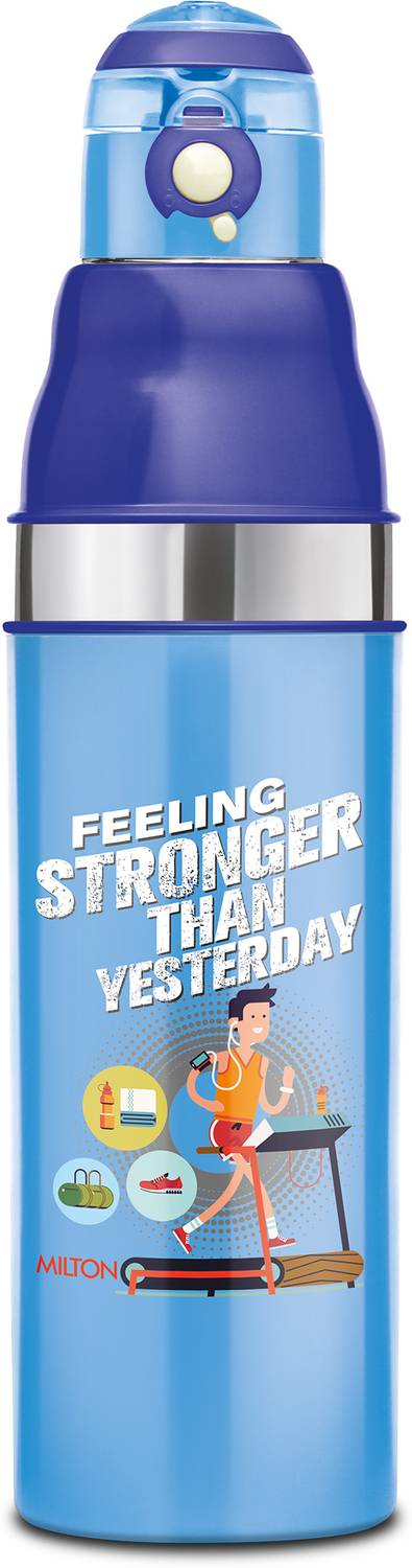 MILTON Kool Stunner 900 Insulated School Kids Bottle with Inner Steel, 660 ml Steel Bottle