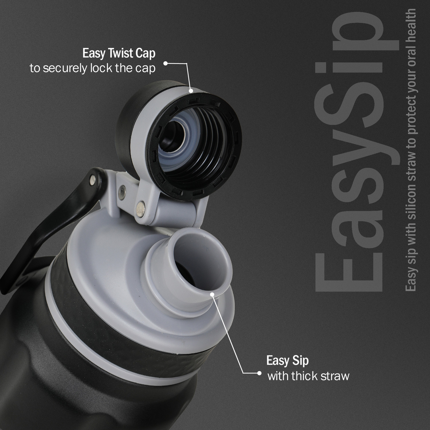 Image of Briiton thermoflask Majestic-S Hydraflask-850ml Hot & Cold Water Bottle 850 ml Steel Bottle