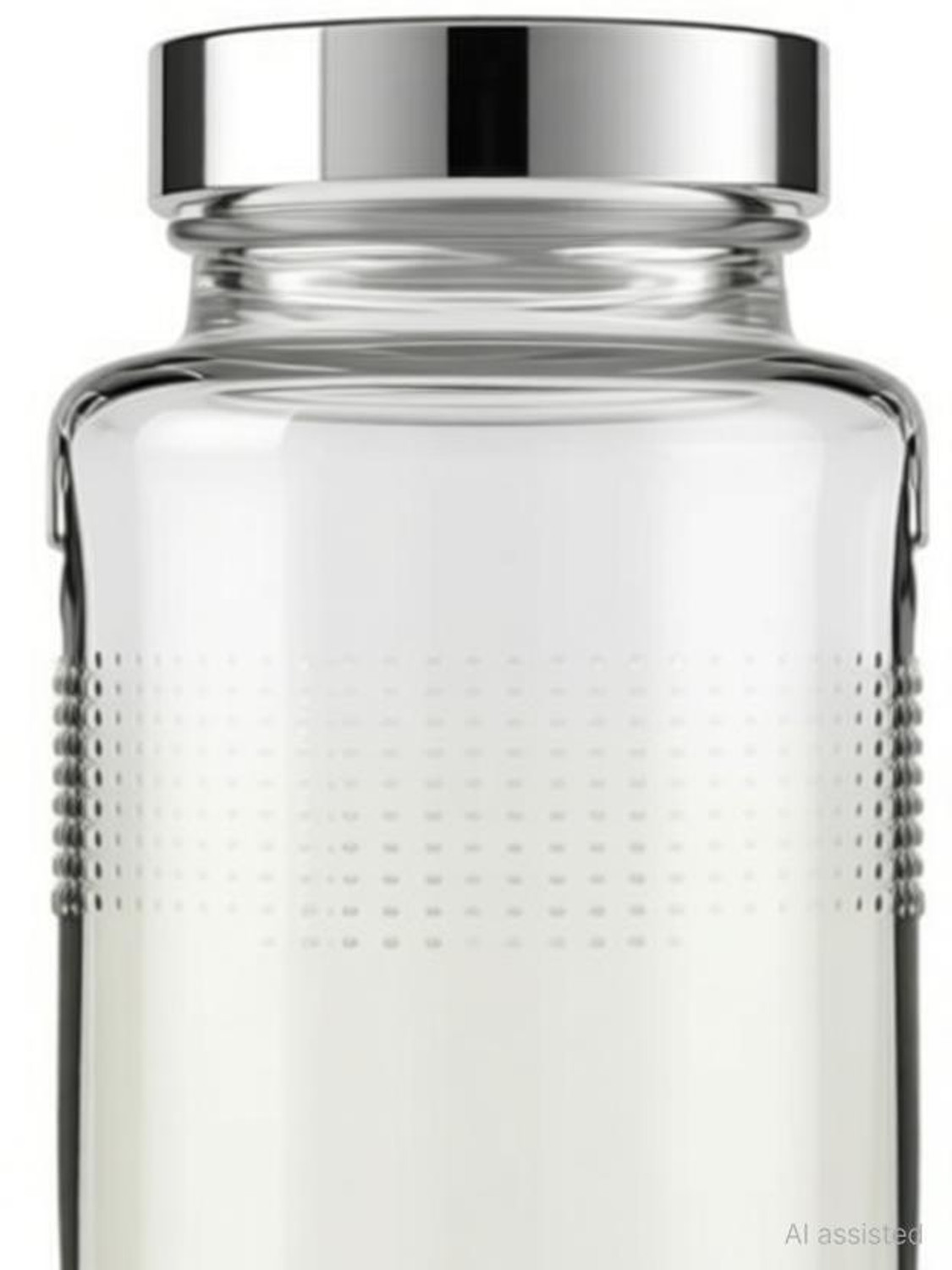 Image of GIOGD JAR Glass Food Grade Water Bottle 750 ml Glass Bottle (Pack of 4, Clear) 750 ml Glass Bottle