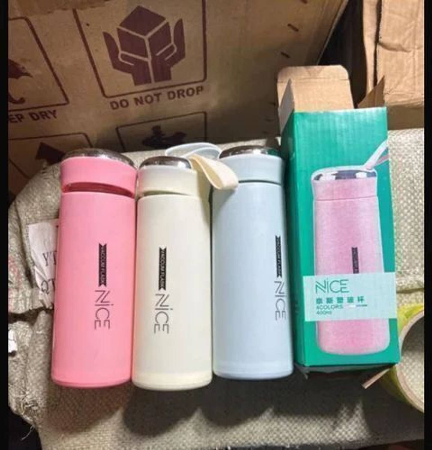ABC NICE WATER BOTTLE 500 ml Glass Bottle