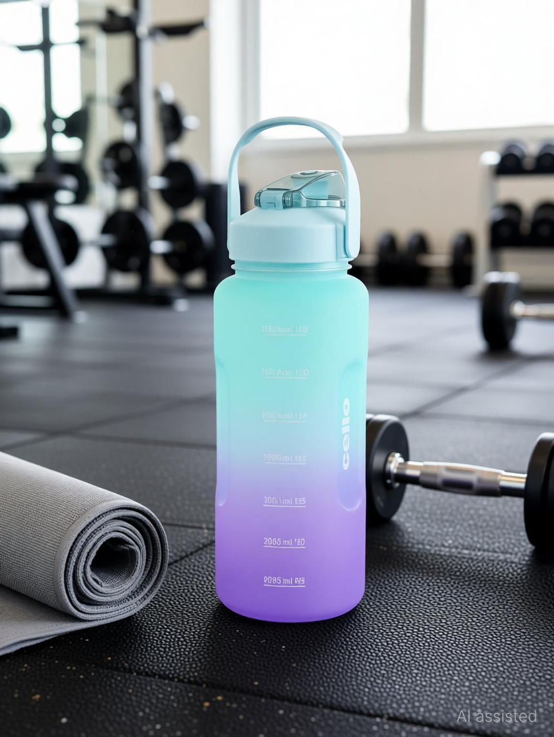 Image of cello All Day Leak Proof Easy to Carry 3 Sizes Water Bottle For Office Indoor Outdoor 2085 ml PET Bottle