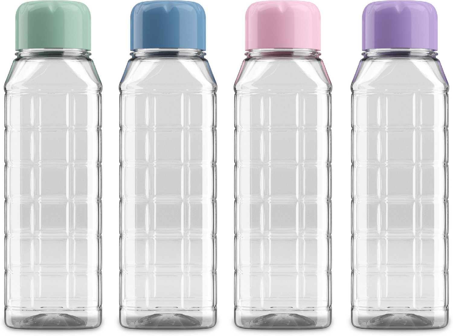 Image of KOLORR Chess Pet Bottles Pack of 4 - Multicolour 500 ml Plastic Bottle