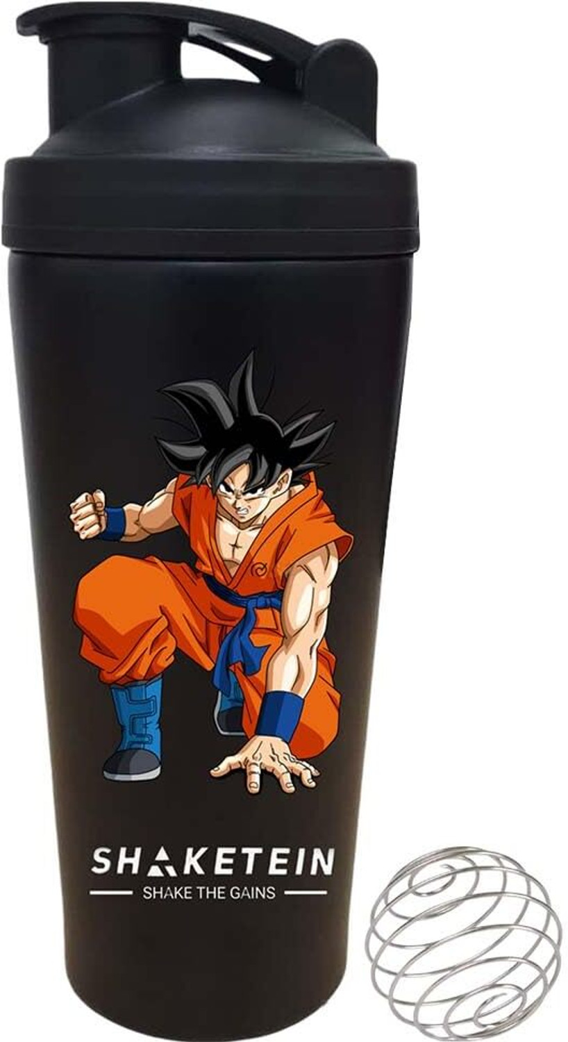Image of shaketein Stainless Steel Shaker Bottle For Gym (Black)- 100% Leak proof, 850 ML 850 ml Steel Shaker
